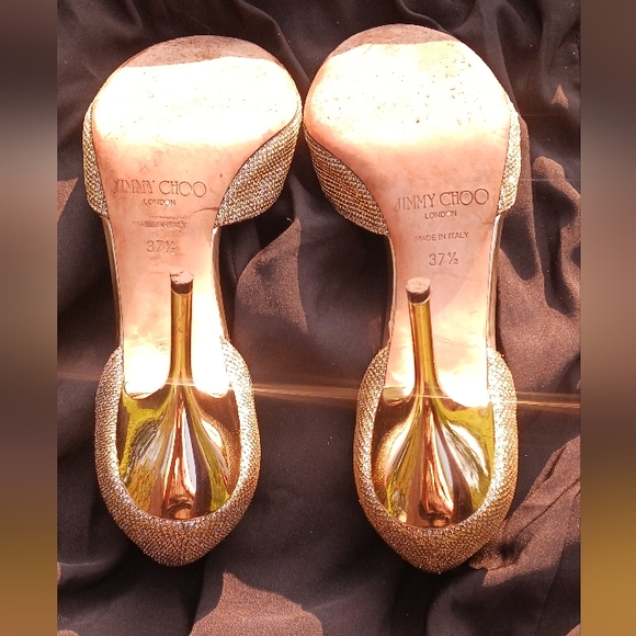 Jimmy Choo Logan D'orsay Peeptoe Pumps - Picture 3 of 3